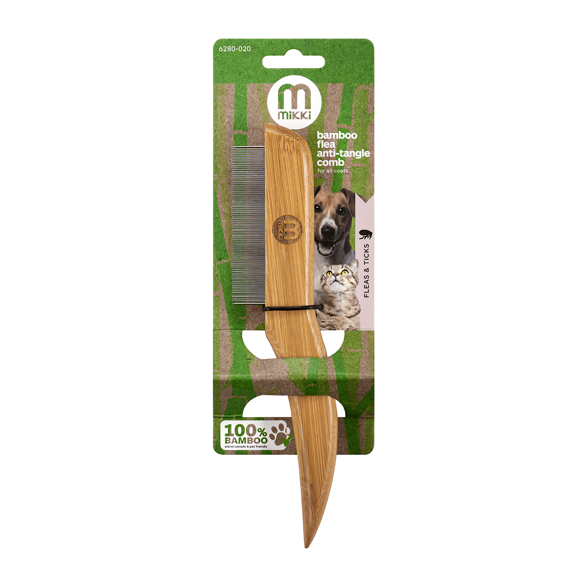 Bamboo Anti-Tangle Comb