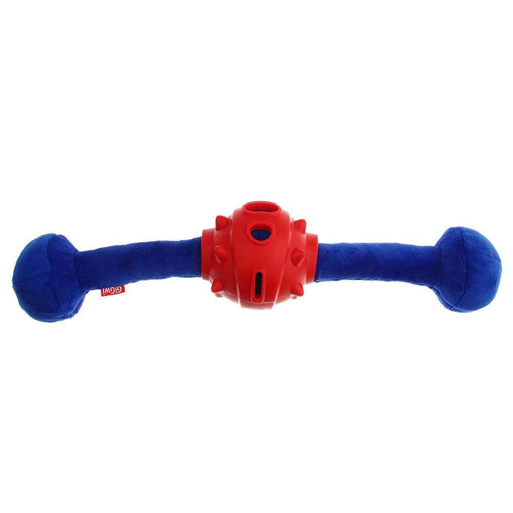 GiGwi Gladiator Squeaker Inside Plush/TPR Dog Toy (Medium)_thumbnail_3